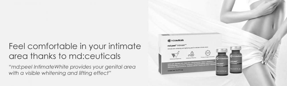 Feel comfortable in your intimate area with md:peel IntimateWhite